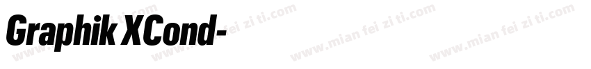 Graphik XCond字体转换